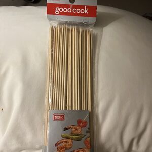 Goodcook 9.75 In. Bamboo Skewer (100-Count) 24451 Goodcook 24451 076753244510